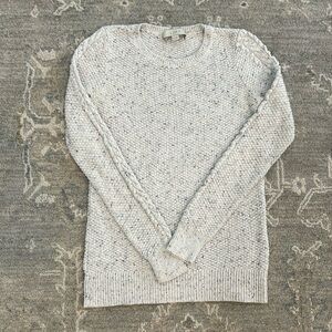 Speckled cable Loft sweater